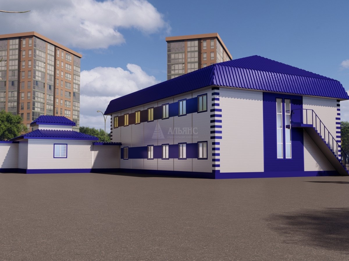 3D визуализация Офисы из сэндвич-панелей - фото 6