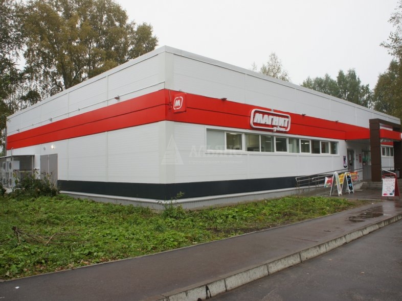 Фирменный магазин "Магнит" из сэндвич панелей - фото 1